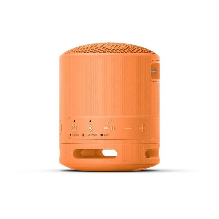 Sony SRS-XB100 | Haut-parleur portatif - Sans fil - Bluetooth - IP67 - Orange-Sonxplus Chibougamau