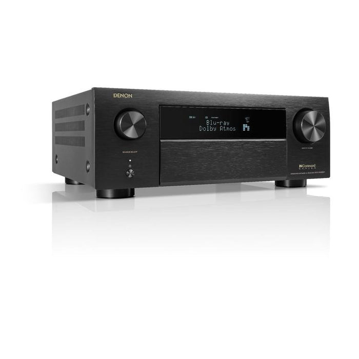 Denon AVRX4800H & HOME250 | Récepteur AV 9.4 canaux et haut-parleur sans-fil - 8K - Auro 3D - Cinéma maison - HEOS - Noir-Sonxplus Chibougamau