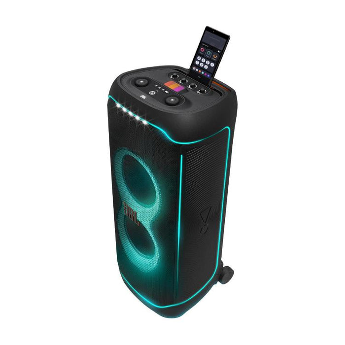 JBL PartyBox Ultimate | Haut-parleur portatif - Jeu de lumière - WiFi 6 - Bluetooth 5.3 - Noir-Sonxplus Chibougamau