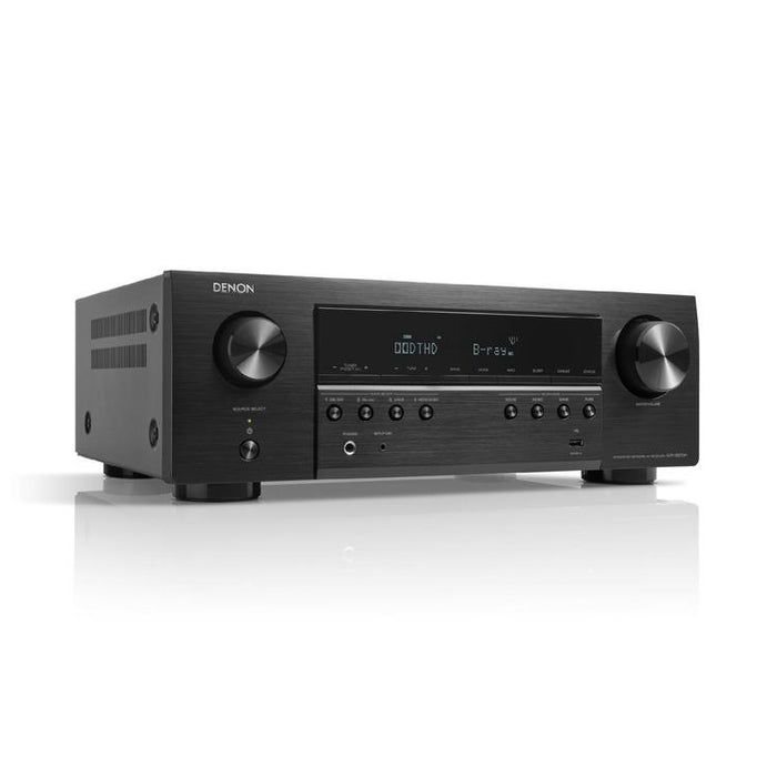 DENON AVR-S670H | 5.2 Channel AV Receiver - HDMI 8K - Integrated Heos - Bluetooth - Wi-Fi - Black-Sonxplus Chibougamau