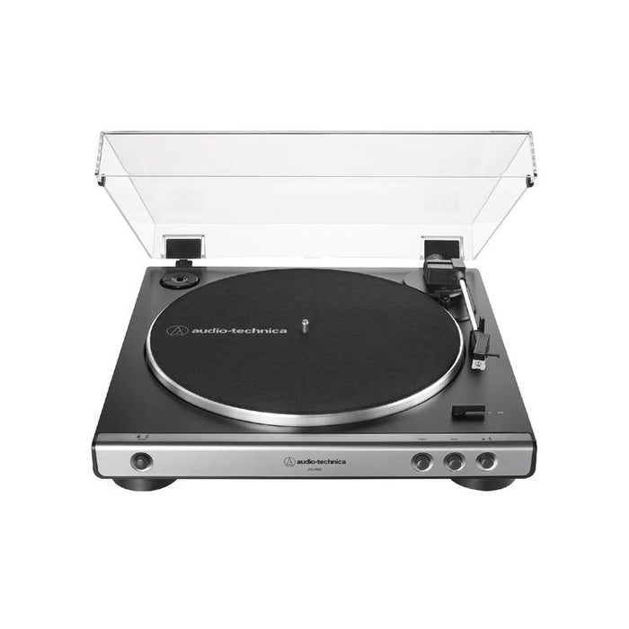 Audio-Technica AT-LP60X-GM | Stereo Turntable - Belt Drive - Fully Automatic - Metal Gun-Sonxplus Chibougamau