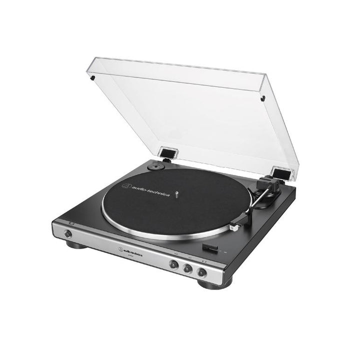 Audio-Technica AT-LP60X-GM | Table tournante Stéréo - Entraînement par courroie - Entièrement automatique - Métal Gun-Sonxplus Chibougamau