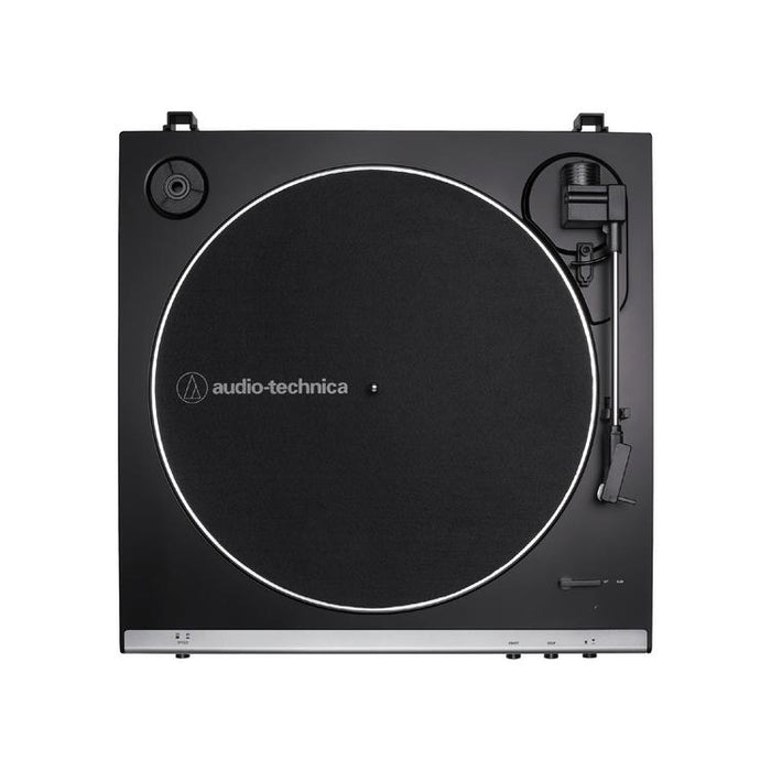 Audio-Technica AT-LP60X-GM | Stereo Turntable - Belt Drive - Fully Automatic - Metal Gun-Sonxplus Chibougamau