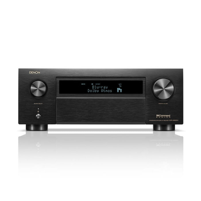 Denon AVRX6800H | 11.4 channel AV receiver - Home theater - 3D - 8K - HEOS - Black