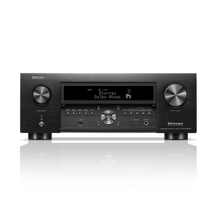 Denon AVRX6800H | 11.4 channel AV receiver - Home theater - 3D - 8K - HEOS - Black