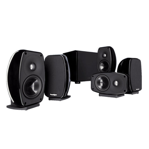 Paradigm Cinema 100 CT | Ensemble de Haut-Parleurs 5.1 canaux - 100 W RMS - Noir lustré-Sonxplus Chibougamau