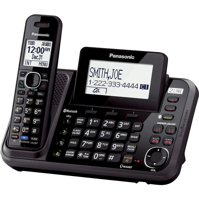 Panasonic KX-TG9541B | Cordless phone - 1 handset - Answering machine - Black-Sonxplus Chibougamau