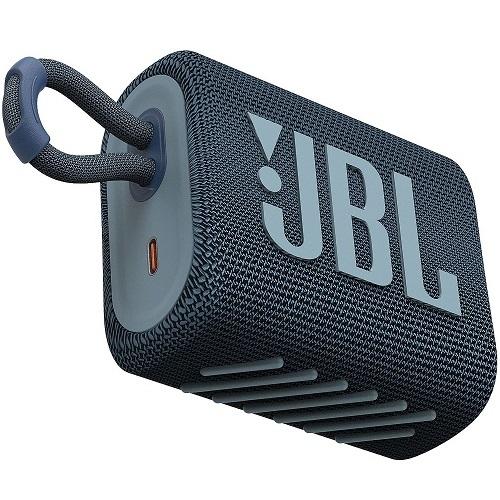 JBL GO3 | Mini haut-parleur portable Bluetooth - Étanche - Bleu-Sonxplus Chibougamau