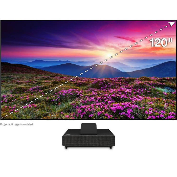 Epson LS500-100 | Projecteur TV Laser - 3LCD - Écran 100 pouces - 16:9 - Full HD - 4K HDR - Noir