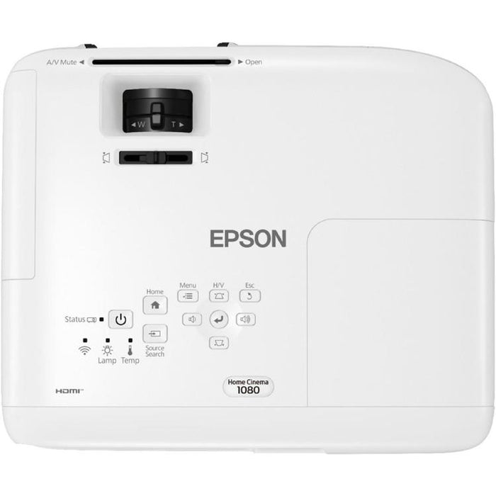 Epson Home Cinema 1080 | Projecteur 3LCD Cinéma maison - 16:9 - HD - 1080p - Blanc