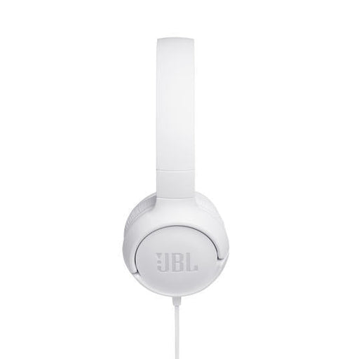 JBL Tune 500 | Écouteurs filaire supra-auriculaires - Blanc-Sonxplus Chibougamau