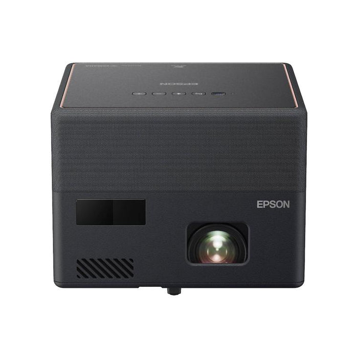 Epson EpiqVision Mini EF12 | Projecteur Laser portatif - Wi-fi - 3LCD - Écran 150 pouces - 16:9 - 4K - HDR FHD - Son audiophile - Android TV - Noir