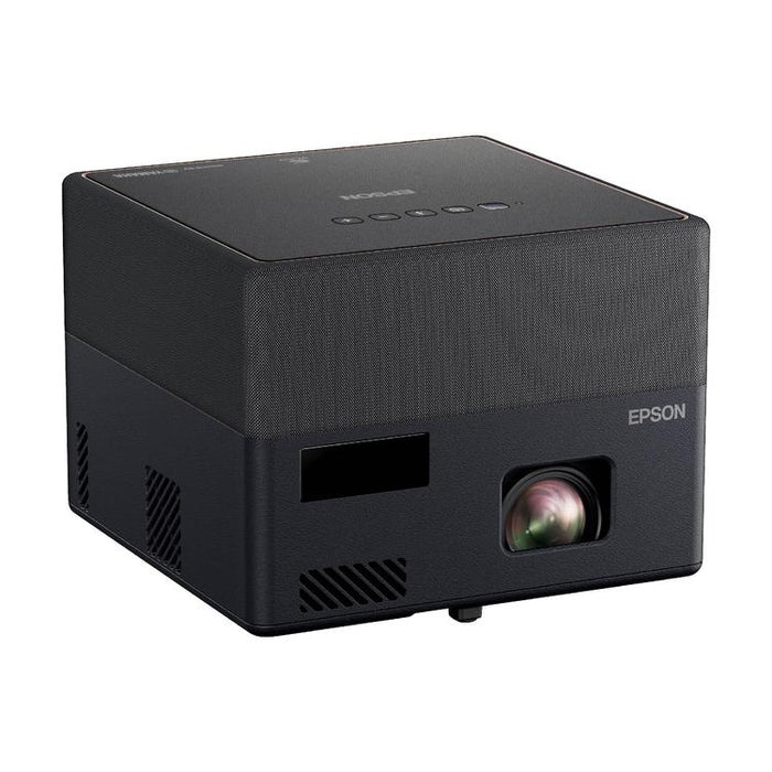 Epson EpiqVision Mini EF12 | Projecteur Laser portatif - Wi-fi - 3LCD - Écran 150 pouces - 16:9 - 4K - HDR FHD - Son audiophile - Android TV - Noir