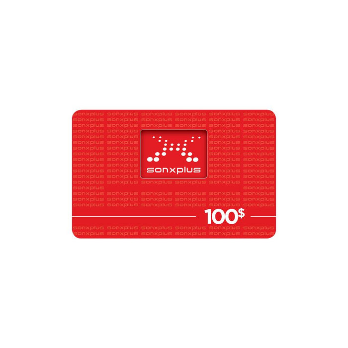 Carte cadeau 100 $-Sonxplus Chibougamau